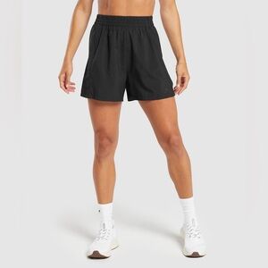 Gymshark M Black Woven Pocket Shorts